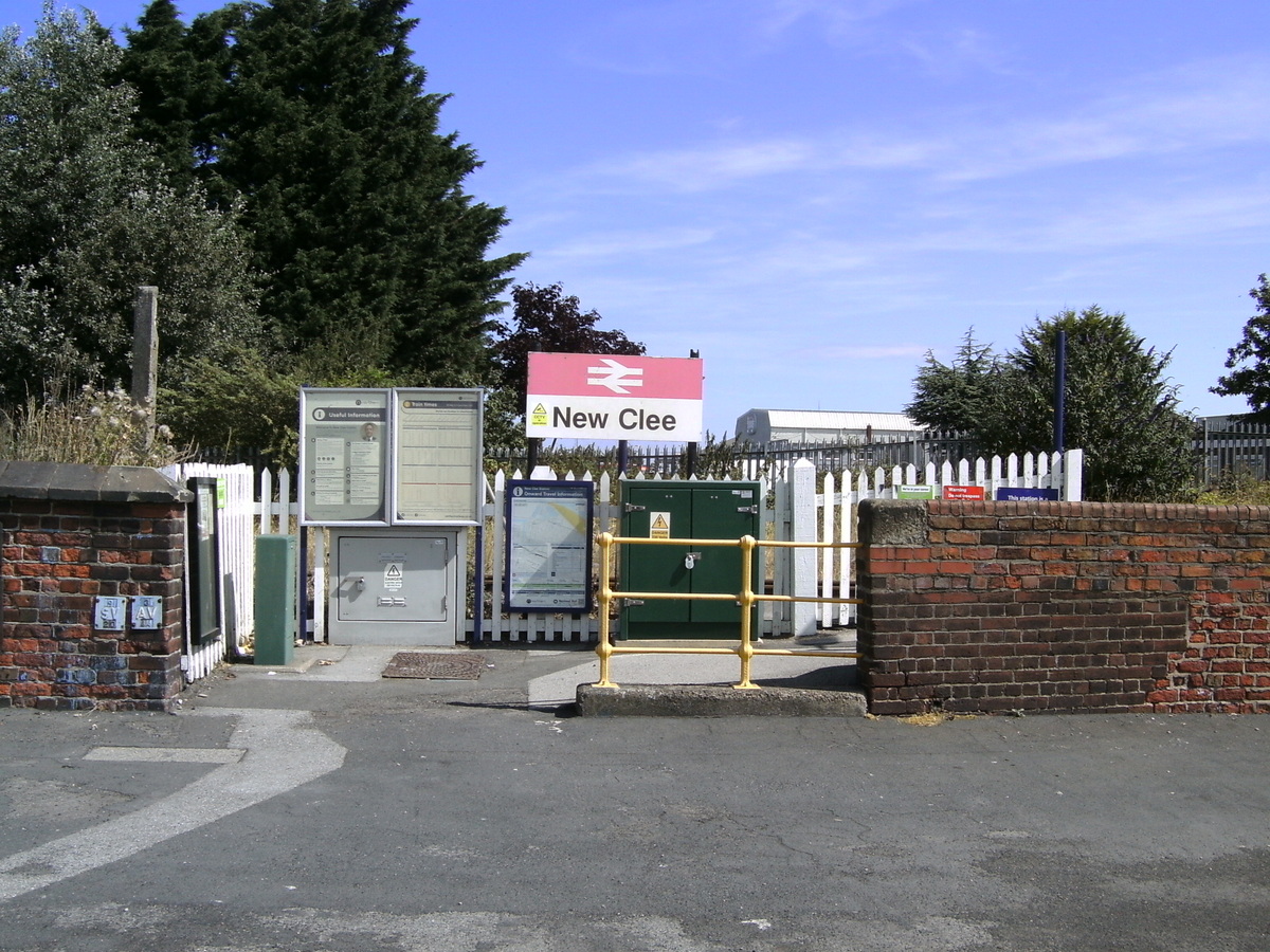 New Clee station entrance